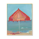 Peach Umbrella by Abbey Mueller