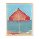 Peach Umbrella by Abbey Mueller