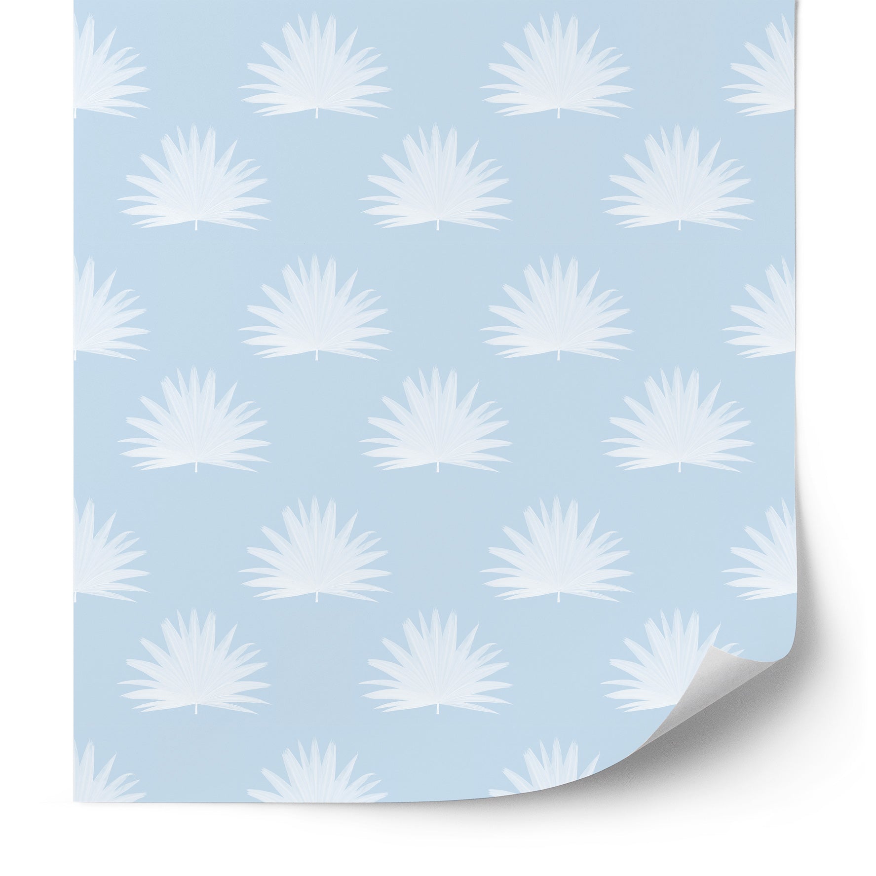 Folly Fan Palms Wallpaper Sample – Urban Garden Prints