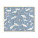 Swans and Cherry Blossoms by Haley Knighten