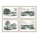 Lowcountry Study Set of 4 by Heidi Oates