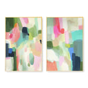 Bourbon City Abstract Pair by Jenny Westenhofer
