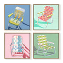 Kentucky Fried Sittin' Set of 4 by Jenny Westenhofer