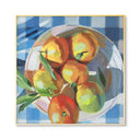 Gingham & Oranges Square by Jenny Westenhofer