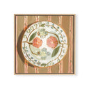 Terracotta Flower Plate by Jenny Westenhofer