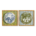 Thistle Plate Pair by Jenny Westenhofer