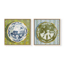 Thistle Plate Pair by Jenny Westenhofer