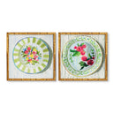 Floral Plate Pair by Jenny Westenhofer