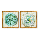 Celadon Plate Pair by Jenny Westenhofer