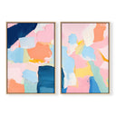 Tickled Pink Abstract Split