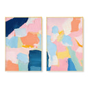 Tickled Pink Abstract Split