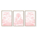 Vintage Tropical Oasis Trio