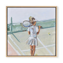 Tennis Girl by The Painted Katie