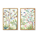 Chinoiserie Trees Panel Pair by Jenny Westenhofer