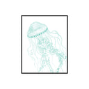Jellyfish Vintage Illustration