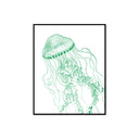 Jellyfish Vintage Illustration