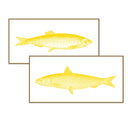 Vintage Fish Line Art Pair