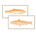 Vintage Fish Line Art Pair