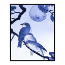 Three Birds and the Moon