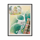 Vintage Garden Map No. 8