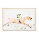 Vintage Watercolor Jockey