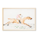 Vintage Watercolor Jockey