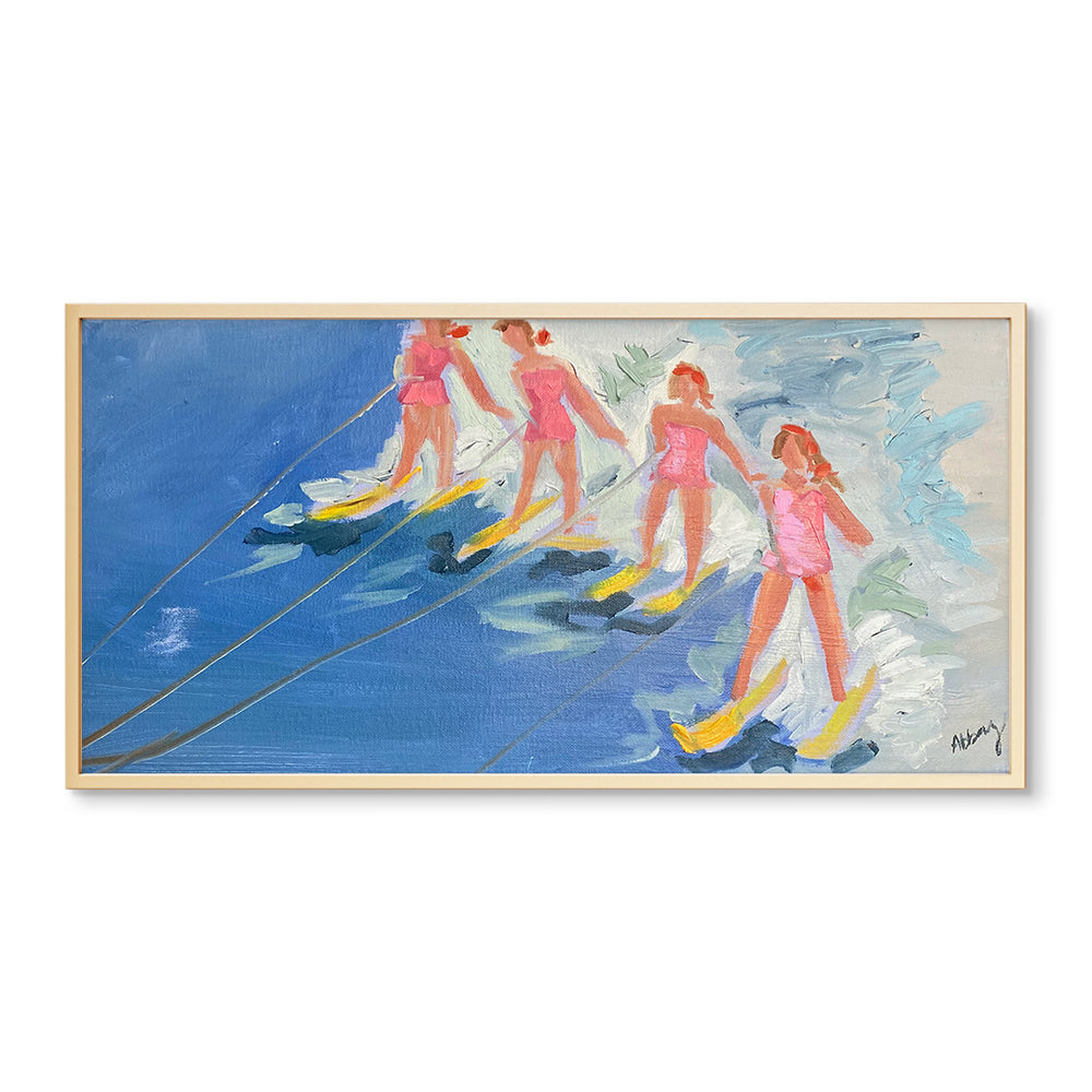 Water Skiing Girlfriends by Abbey Mueller