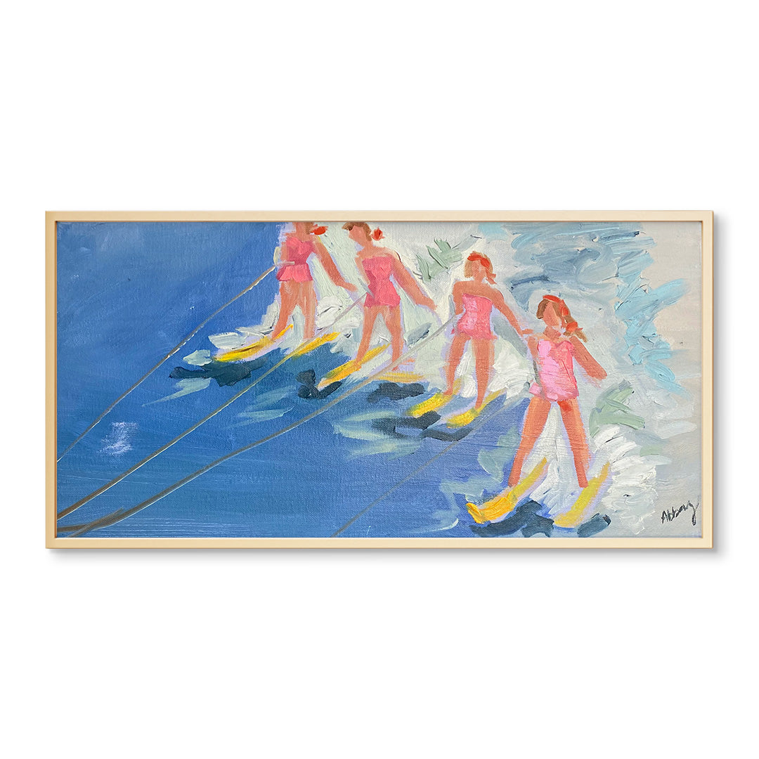 Water Skiing Girlfriends by Abbey Mueller