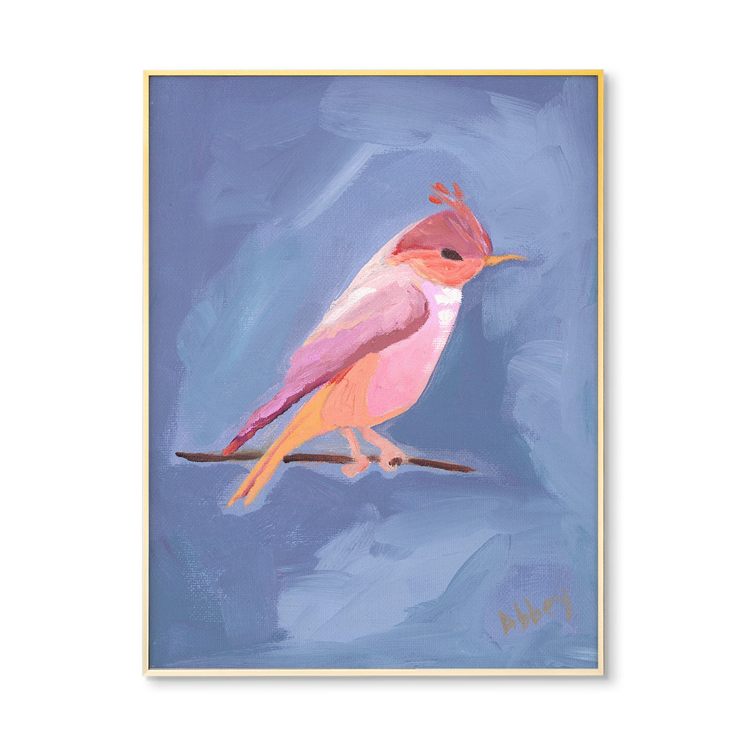 Dark Periwinkle Bird by Abbey Mueller Painted Art Prints – Urban Garden ...