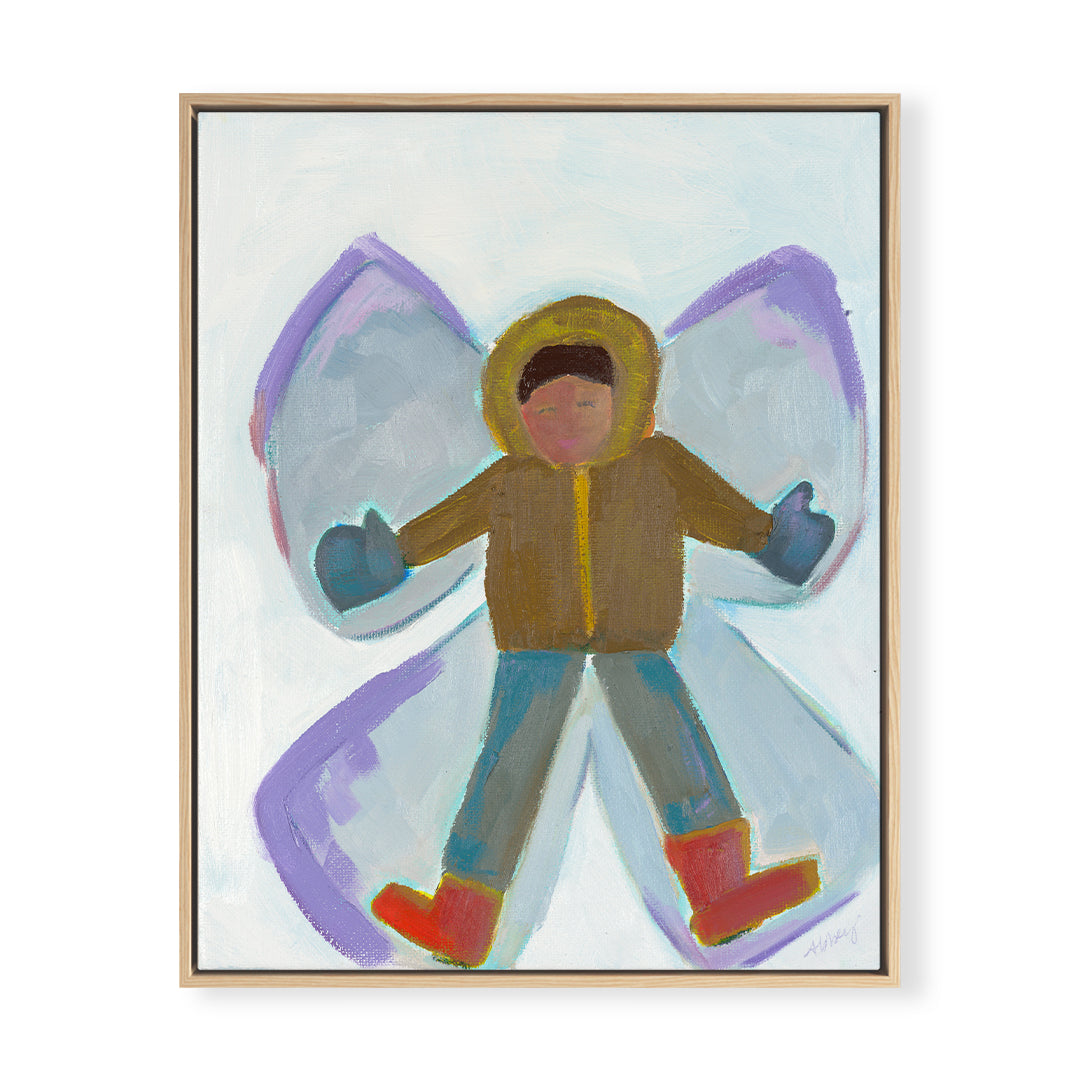 Snow Angel Boy by Abbey Mueller Sheorn