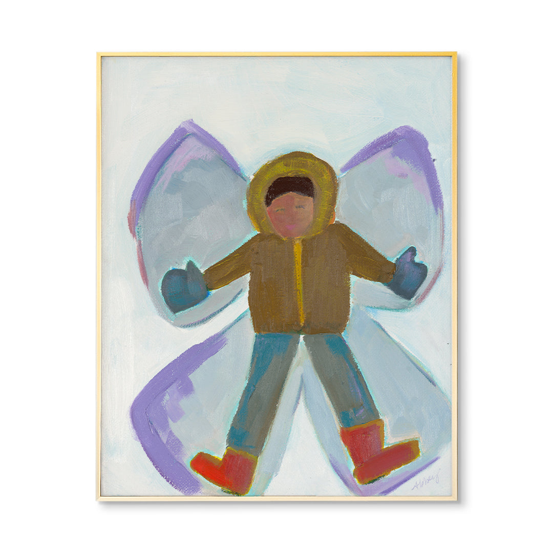 Snow Angel Boy by Abbey Mueller Sheorn