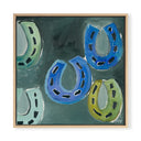 Blue Horseshoes by Abbey Mueller
