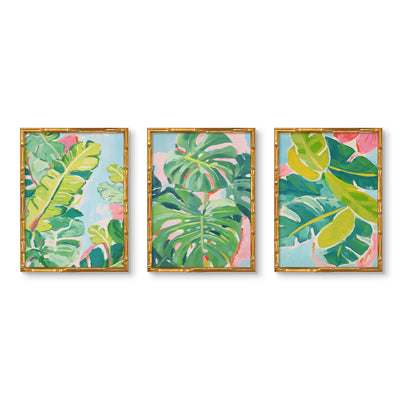 Tropical Palms Trio