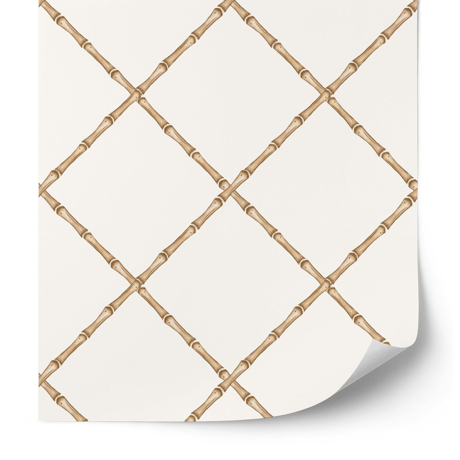 Bamboo Trellis by Oh So Lovingly Wallpaper Sample Urban Garden Prints
