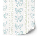 Butterfly Stripe by Charlotte Pottieger Wallpaper Sample