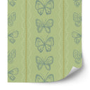 Butterfly Stripe by Charlotte Pottieger Wallpaper Sample