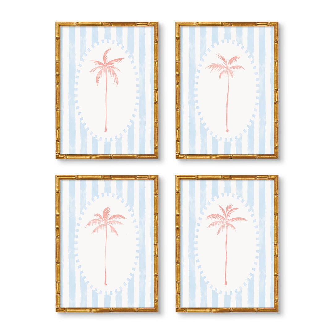 Cabana Palms Set of 4