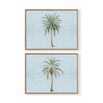 Coastal Palm Pair Horizontal