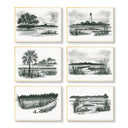 Lowcountry Study Set of 6 by Heidi Oates