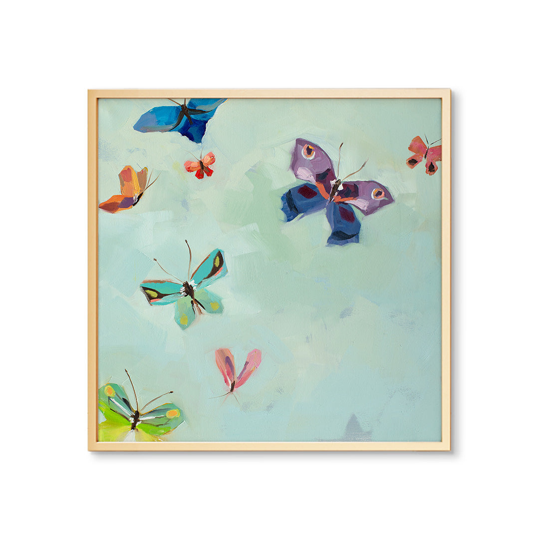 Butterflies by Jenny Westenhofer Painted Art Print – Urban Garden Prints