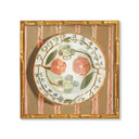 Terracotta Flower Plate by Jenny Westenhofer
