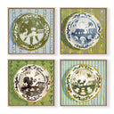 Woodland Plate Set of 4 by Jenny Westenhofer