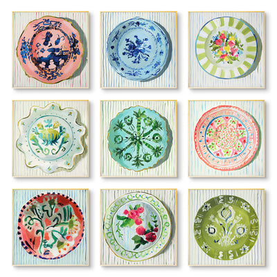 Pretty Plate Set of 9 by Jenny Westenhofer