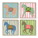 Horse Set of 4 by Jenny Westenhofer