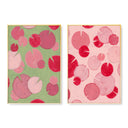 Double Pink and Green Pair by Love Katie Darling