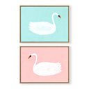 Swan Pair by Love Katie Darling