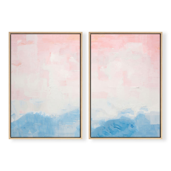 Misty Rose Abstract Split | Fine Abstract Art Prints – Urban Garden Prints