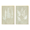 Hued Vintage Fern Pair