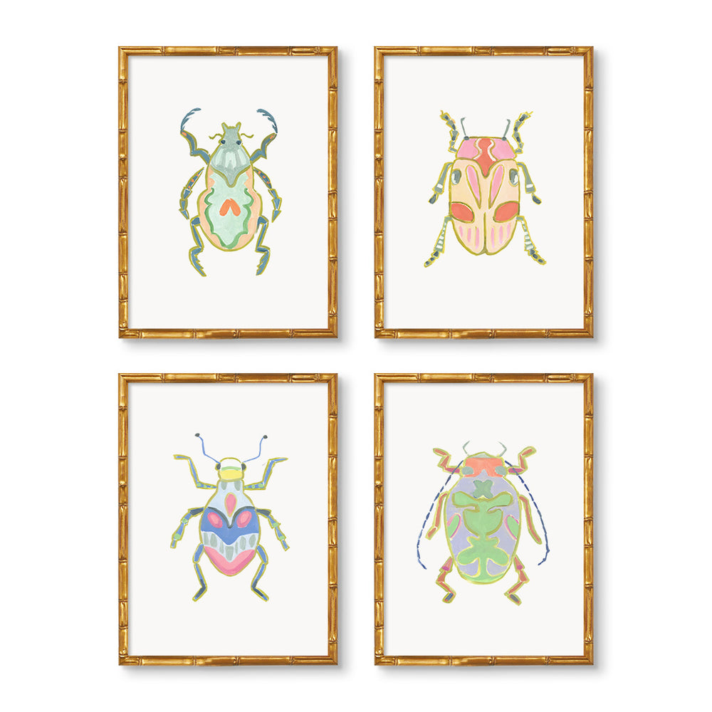 Happy Critters Set of 4 by Jenny Westenhofer