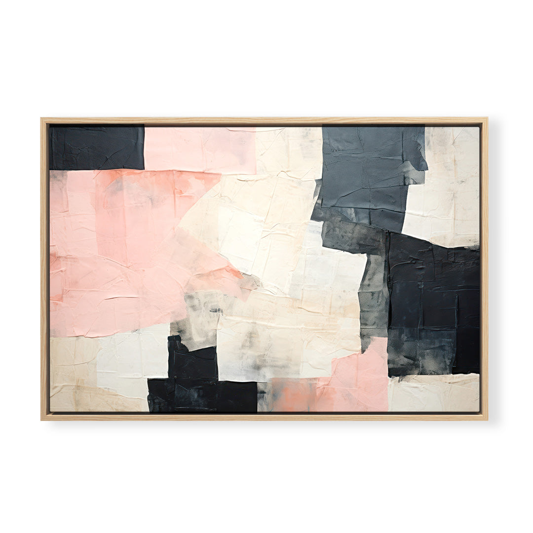 Smoky Blush Abstract